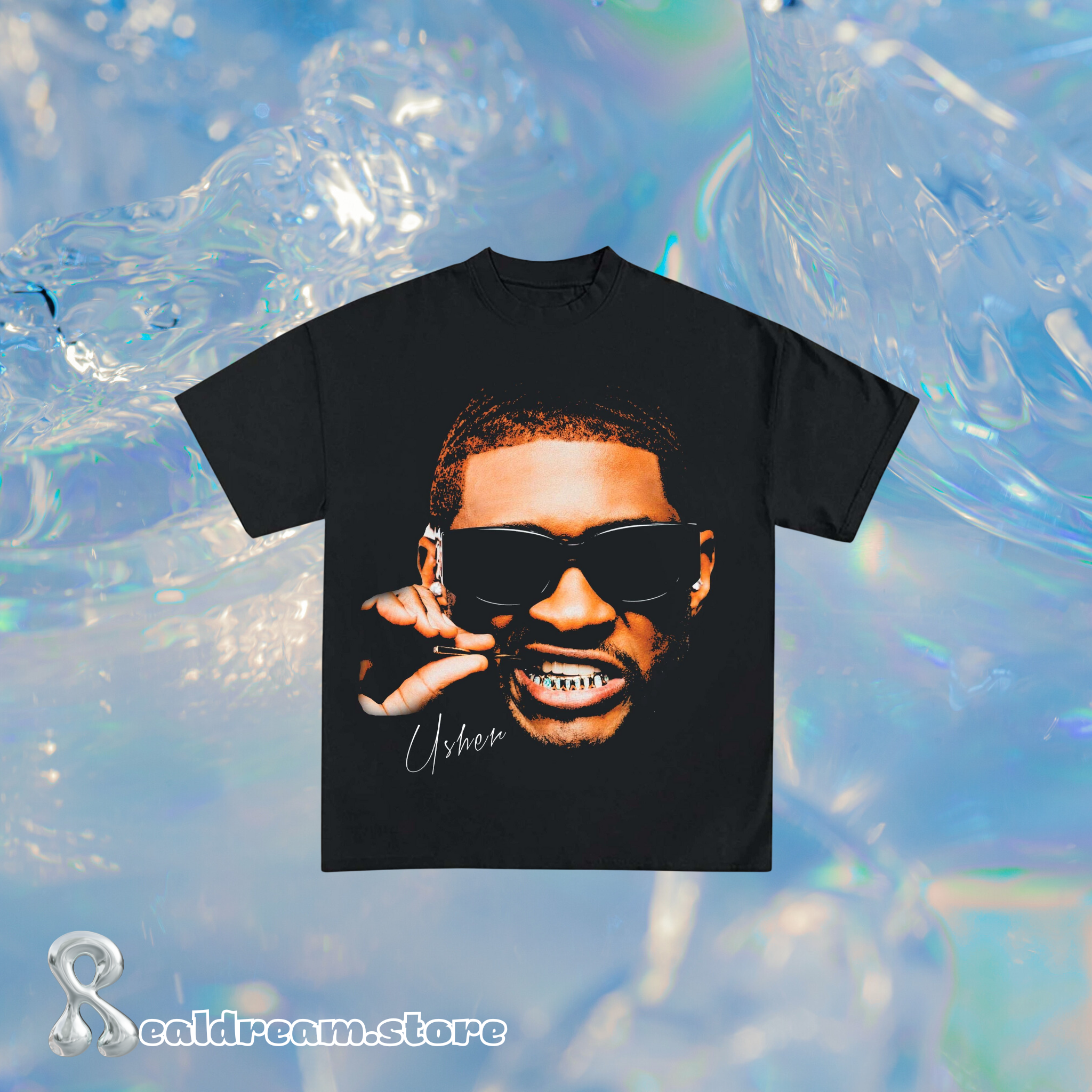 Usher Concert Shirt Past Present Future Tour Shirt
